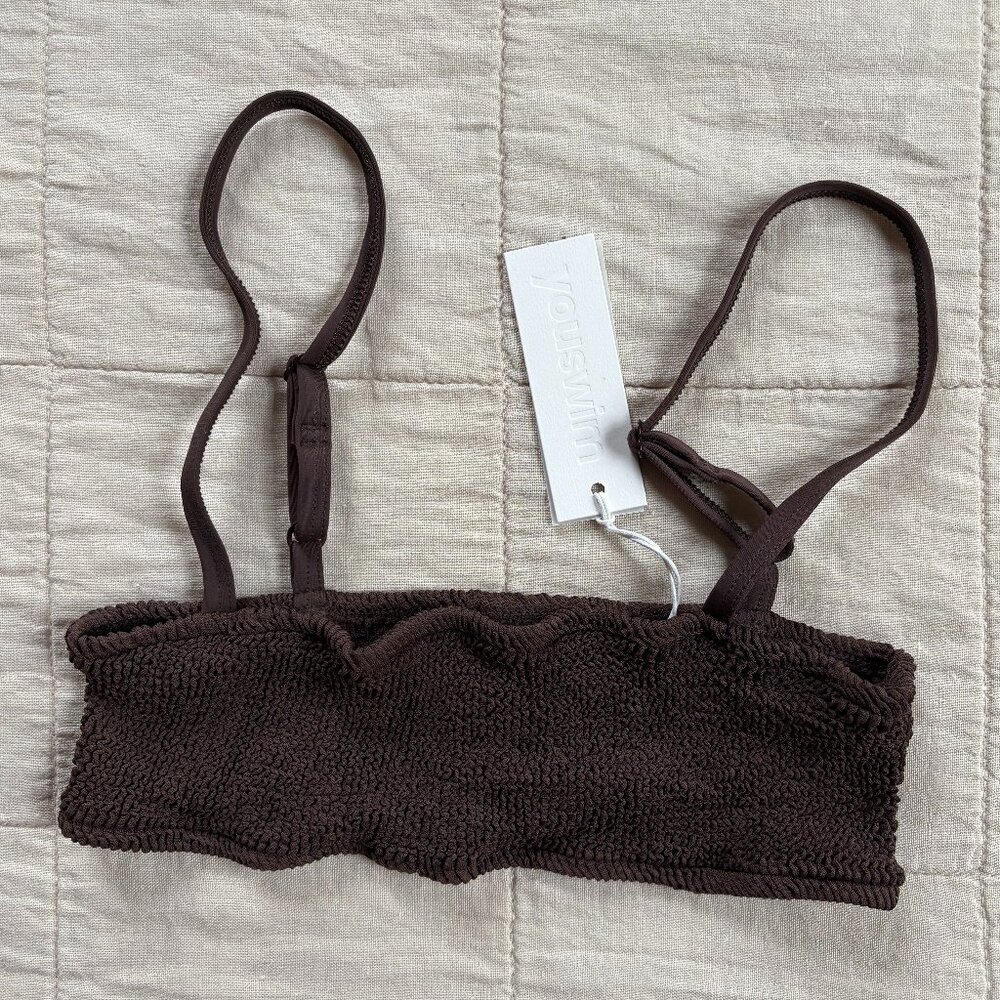 NWT - youswim Poise Top in Espresso